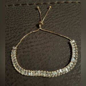 House of Harlow 1960 Cubic Zirconia 
Adjustable Bracelet